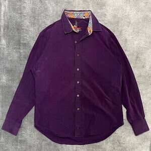 Robert graham vivid mens button